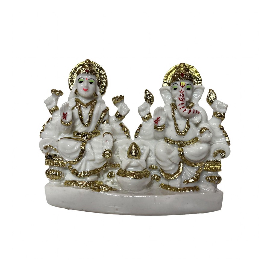 Laxmi Ganesh Idol with Shivling