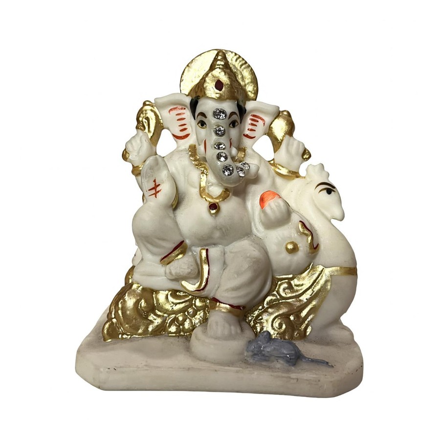 Lord Ganesha Idol with Mushak